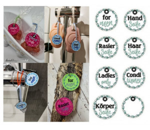 Stickdatei ITH - Anhänger für Seifensäckchen